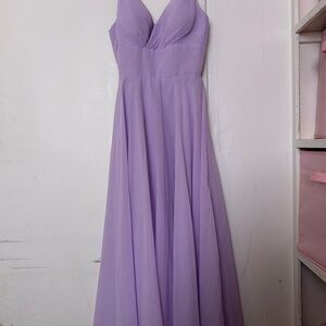 Elegant Lavender Evening Gown
